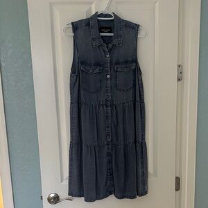 Velvet Heart Tencel Button Front Dress.  Size Small.